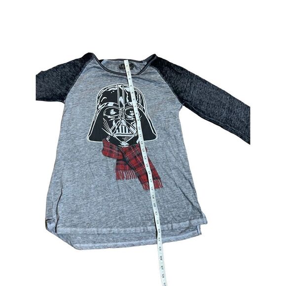 Star Wars gray Darth Vader Scarf raglan tee - Picture 5 of 6